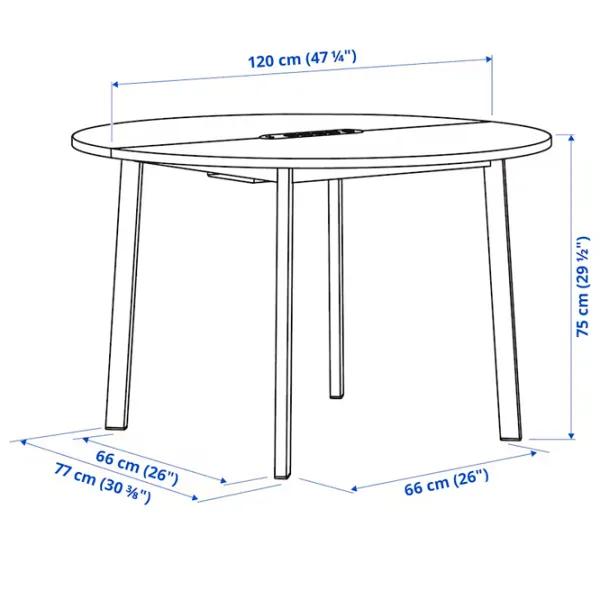 Masă de birou Ikea Mittzon PAL/ Black photo 7