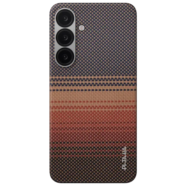 Husă pentru smartphone Samsung Galaxy S25 Plus 5G Pitaka / MagSafe Back / PC / Red Brown photo 1 Husă pentru smartphone Samsung Galaxy S25 Plus 5G Pitaka / MagSafe Back / PC / Red Brown photo 1