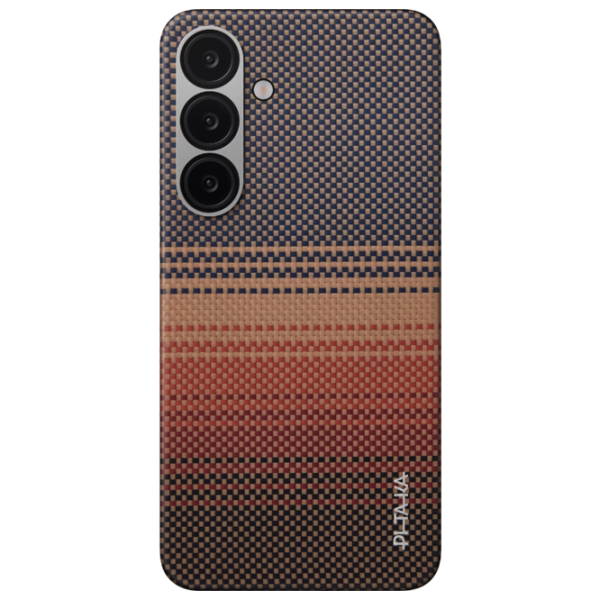 Husă pentru smartphone Samsung Galaxy S25 Plus 5G Pitaka / MagSafe Back / PC / Red Brown photo 1 Husă pentru smartphone Samsung Galaxy S25 Plus 5G Pitaka / MagSafe Back / PC / Red Brown photo 1
