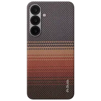 Чехол для смартфона Samsung Galaxy S25 Plus 5G Pitaka / MagSafe Back / PC / Red Коричневый