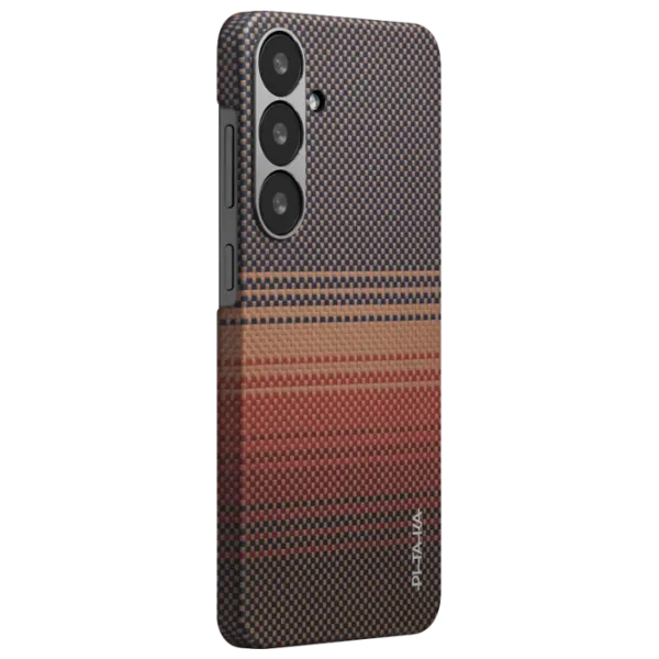 Husă pentru smartphone Samsung Galaxy S25 Plus 5G Pitaka / MagSafe Back / PC / Red Brown photo 2 Husă pentru smartphone Samsung Galaxy S25 Plus 5G Pitaka / MagSafe Back / PC / Red Brown photo 2