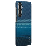Husă pentru smartphone Samsung Galaxy S25 5G Pitaka / MagSafe Back / PC / Light Blue photo 2