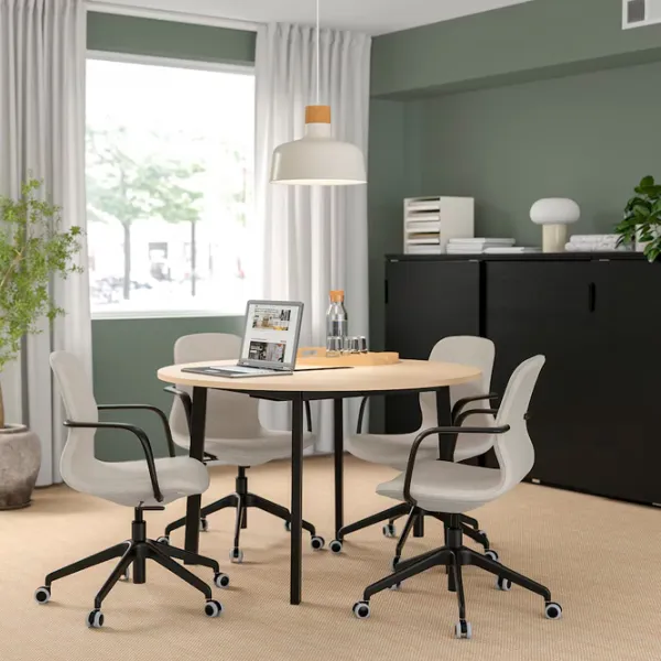 Офисный стол Ikea Mittzon ДСП/ Дуб Сонома photo 3