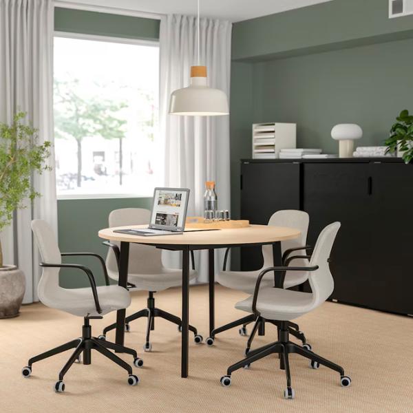 Офисный стол Ikea Mittzon ДСП/ Дуб Сонома photo 3