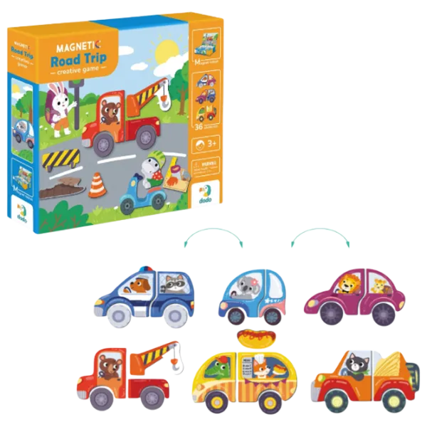 Joc educativ DoDo Road Trip 3+/ Magnetic  photo 3