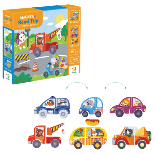 Joc educativ DoDo Road Trip 3+/ Magnetic  photo 3