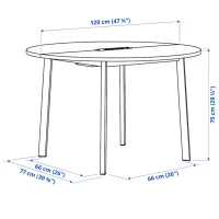 Офисный стол Ikea Mittzon ДСП/ Черный photo 6