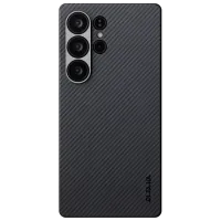 Husă pentru smartphone Samsung Galaxy S25 Ultra 5G Pitaka / MagSafe Back / PC / Gray Black