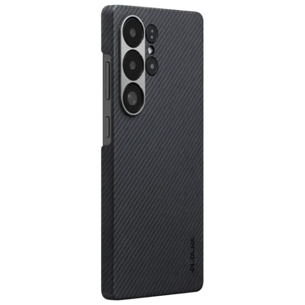 Husă pentru smartphone Samsung Galaxy S25 Ultra 5G Pitaka / MagSafe Back / PC / Gray Black photo 2 Husă pentru smartphone Samsung Galaxy S25 Ultra 5G Pitaka / MagSafe Back / PC / Gray Black photo 2