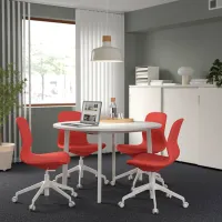 Офисный стол Ikea Mittzon ДСП/ Белый photo 3
