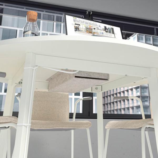 Офисный стол Ikea Mittzon ДСП/ Белый photo 8