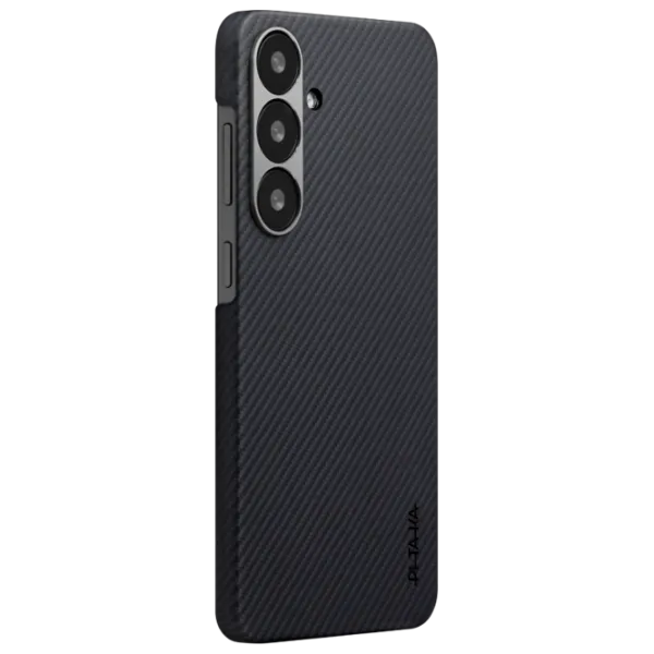 Чехол для смартфона Samsung Galaxy S25 5G Pitaka / MagSafe Back / PC / Серый Черный photo 2 Чехол для смартфона Samsung Galaxy S25 5G Pitaka / MagSafe Back / PC / Серый Черный photo 2