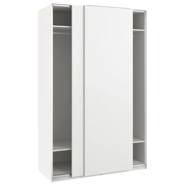 Шкаф Ikea Pax/Hasvik 150 x 66см x 236.4 / ДСП / Белый photo 2
