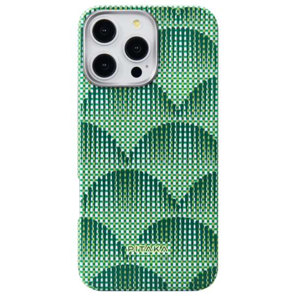 Husă pentru smartphone Apple iPhone 16 Pro Pitaka / MagSafe Back / PC / Forest Green photo 1