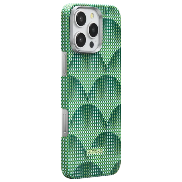 Husă pentru smartphone Apple iPhone 16 Pro Pitaka / MagSafe Back / PC / Forest Green photo 2