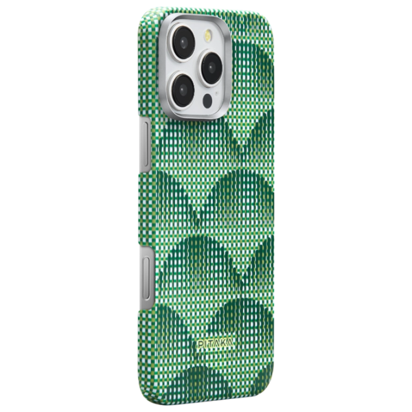 Husă pentru smartphone Apple iPhone 16 Pro Pitaka / MagSafe Back / PC / Forest Green photo 2