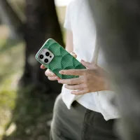 Husă pentru smartphone Apple iPhone 16 Pro Pitaka / MagSafe Back / PC / Forest Green photo 4