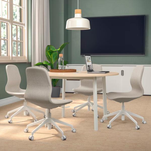 Офисный стол Ikea Mittzon ДСП/ Дуб Сонома photo 3