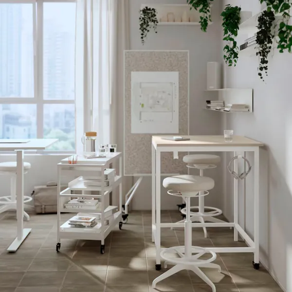 Офисный стол Ikea Trotten ДСП/ Бежевый photo 3