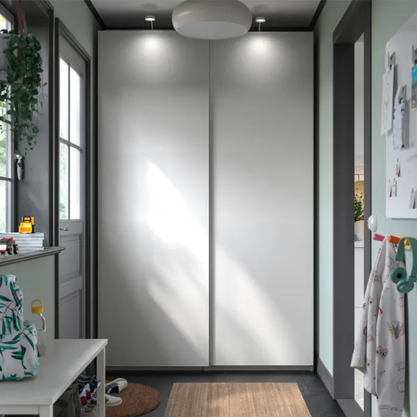Dulap Ikea Pax/Hasvik 150 x 44 x 236.4 / DSP / Alb photo 5