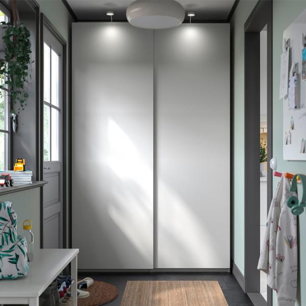 Dulap Ikea Pax/Hasvik 150 x 44 x 236.4 / DSP / Alb photo 5