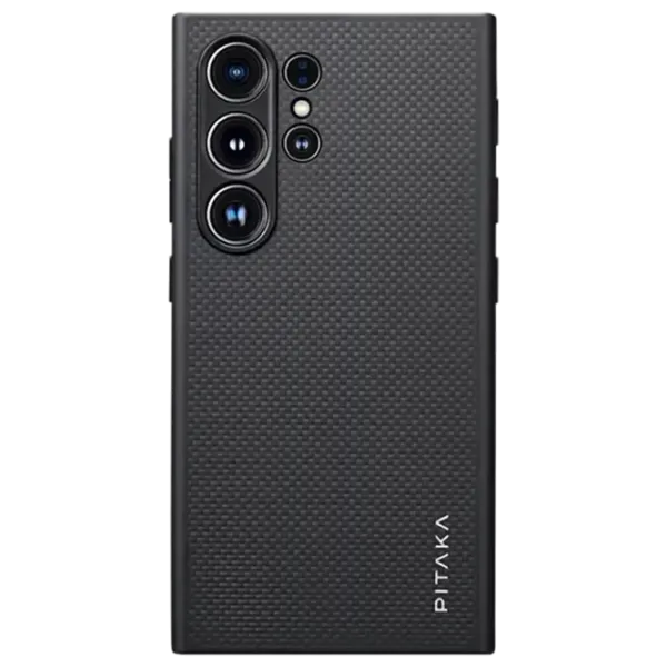 Husă pentru smartphone Samsung Galaxy S24 Ultra Pitaka / MagSafe Back / PC / Gray Black photo 1 Husă pentru smartphone Samsung Galaxy S24 Ultra Pitaka / MagSafe Back / PC / Gray Black photo 1