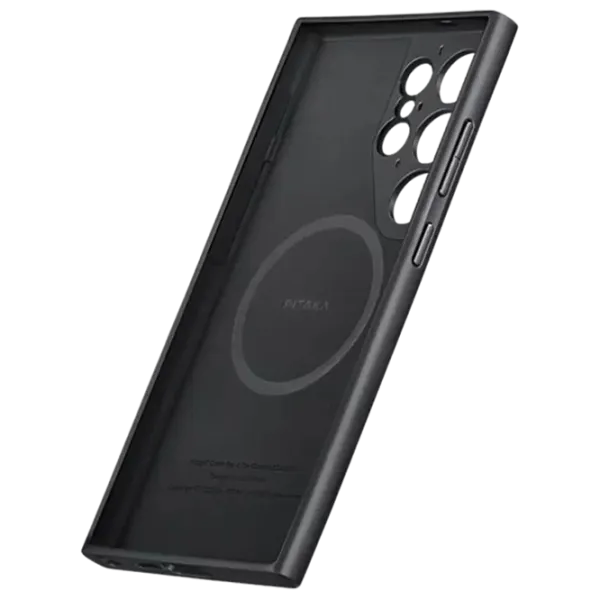Husă pentru smartphone Samsung Galaxy S24 Ultra Pitaka / MagSafe Back / PC / Gray Black photo 2 Husă pentru smartphone Samsung Galaxy S24 Ultra Pitaka / MagSafe Back / PC / Gray Black photo 2