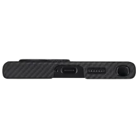Husă pentru smartphone Samsung Galaxy S24 Ultra Pitaka / MagSafe Back / PC / Gray Black photo 3