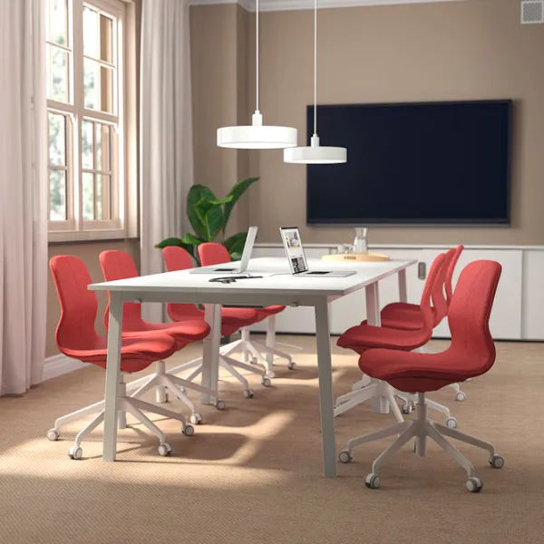 Офисный стол Ikea Mittzon ДСП/ Белый photo 2