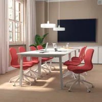 Офисный стол Ikea Mittzon ДСП/ Белый photo 2