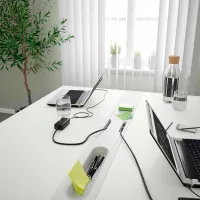 Офисный стол Ikea Mittzon ДСП/ Белый photo 4