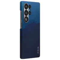 Чехол для смартфона Samsung Galaxy S25 Ultra 5G Pitaka / MagSafe Back / PC / Темный Синий