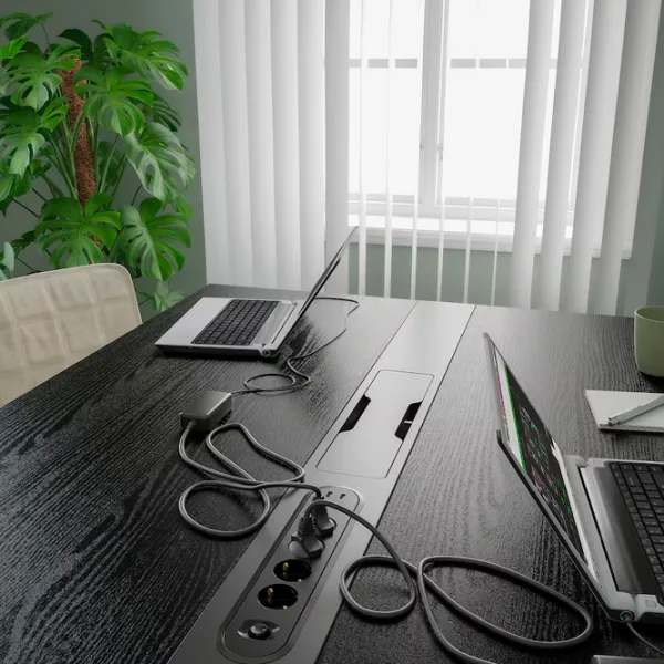 Офисный стол Ikea Mittzon ДСП/ Черный photo 3