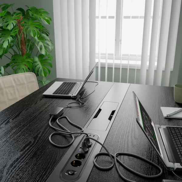 Офисный стол Ikea Mittzon ДСП/ Черный photo 3