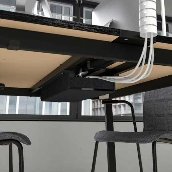 Офисный стол Ikea Mittzon ДСП/ Черный photo 4