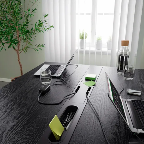 Офисный стол Ikea Mittzon ДСП/ Черный photo 5