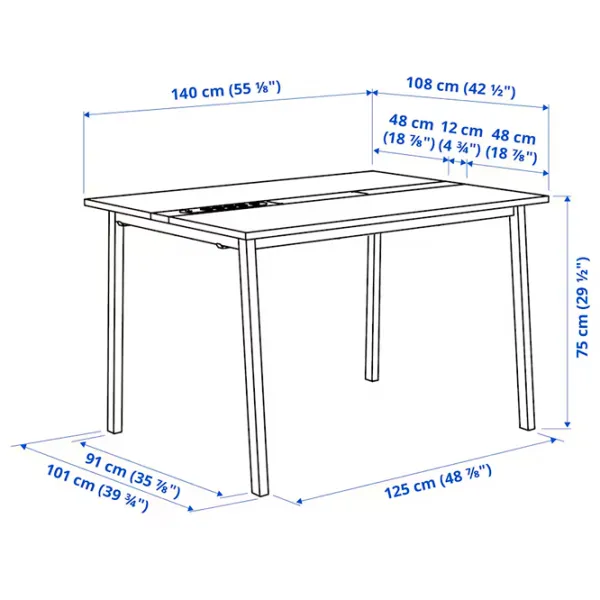Офисный стол Ikea Mittzon ДСП/ Бежевый photo 7