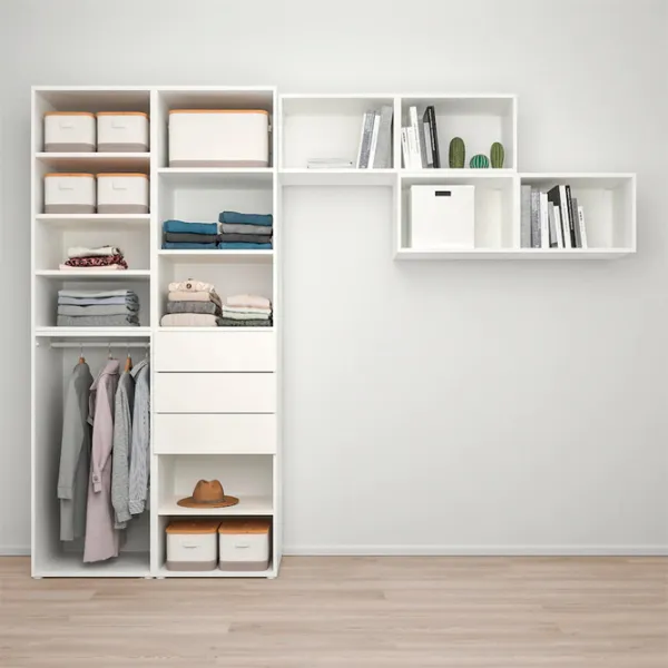 Dulap Ikea Platsa 241 x 57 x 300 / DSP / Alb photo 3