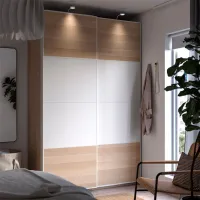 Dulap Ikea Pax/Mehamn 150 x 66 x 236.4 / DSP / Alb photo 2
