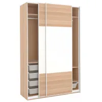 Dulap Ikea Pax/Mehamn 150 x 66 x 236.4 / DSP / Alb photo 3