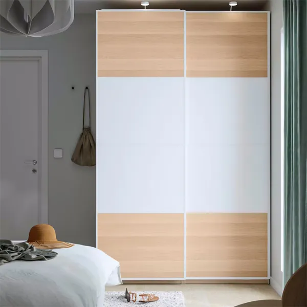 Dulap Ikea Pax/Mehamn 150 x 66 x 236.4 / DSP / Alb photo 5