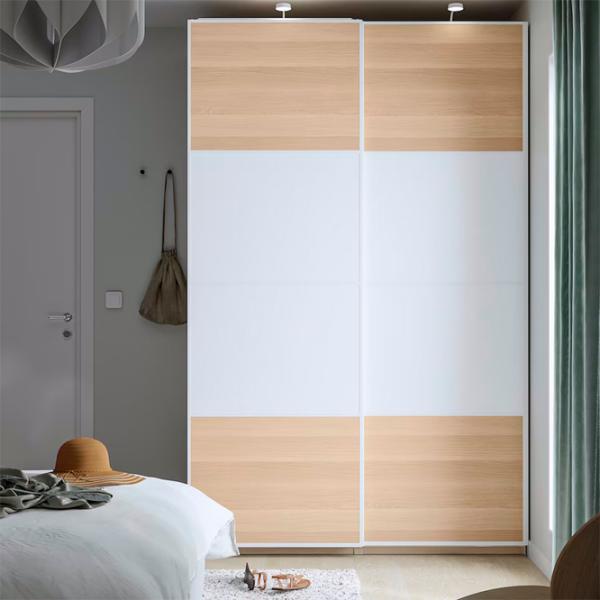 Dulap Ikea Pax/Mehamn 150 x 66 x 236.4 / DSP / Alb photo 5