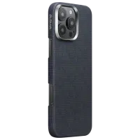 Husă pentru smartphone Apple iPhone 16 Pro Max Pitaka / MagSafe Back / PC / Blue Black photo 2