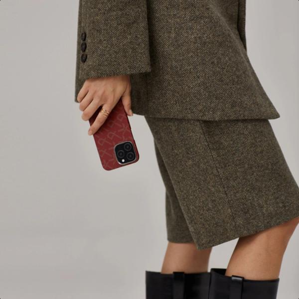 Husă pentru smartphone Apple iPhone 16 Pro Pitaka / MagSafe Back / PC / Gold Green photo 5