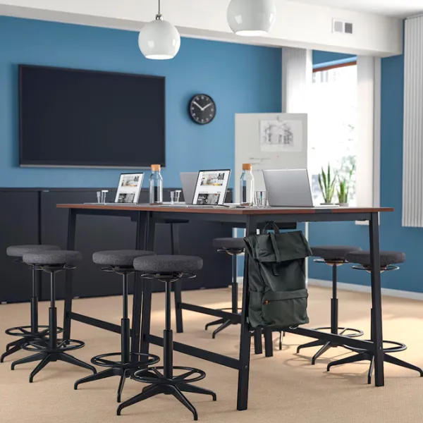 Офисный стол Ikea Mittzon ДСП/ Коричневый photo 3