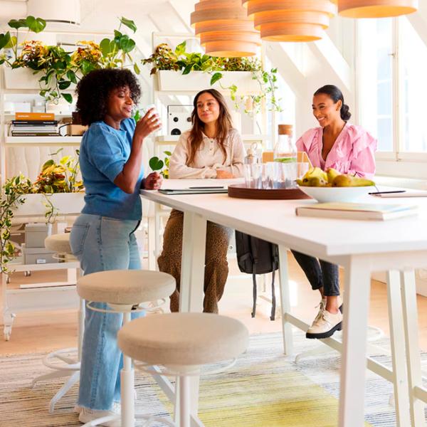 Masă de birou Ikea Mittzon PAL/ White photo 2