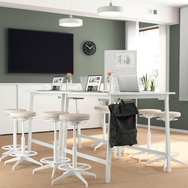 Masă de birou Ikea Mittzon PAL/ White photo 5