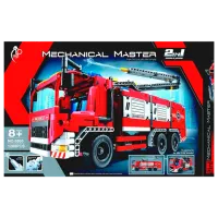 Constructor XTech Bricks Mini Fire Truck With Water Spraying Transport/ Red