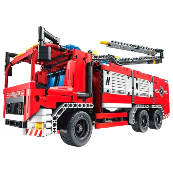 Конструктор XTech Bricks Mini Fire Truck With Water Spraying Транспорт/ Красный photo 2
