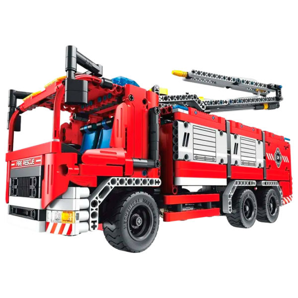 Конструктор XTech Bricks Mini Fire Truck With Water Spraying Транспорт/ Красный photo 2